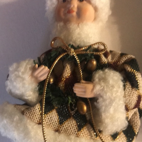 Doll Christmas Ornaments - set of two. - Picture 6 of 9